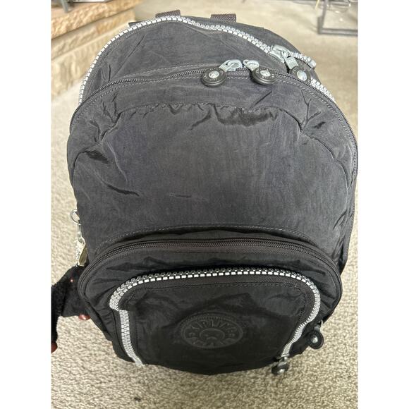 Kipling Hal Expandable Backpack in Black - Picture 4 of 7